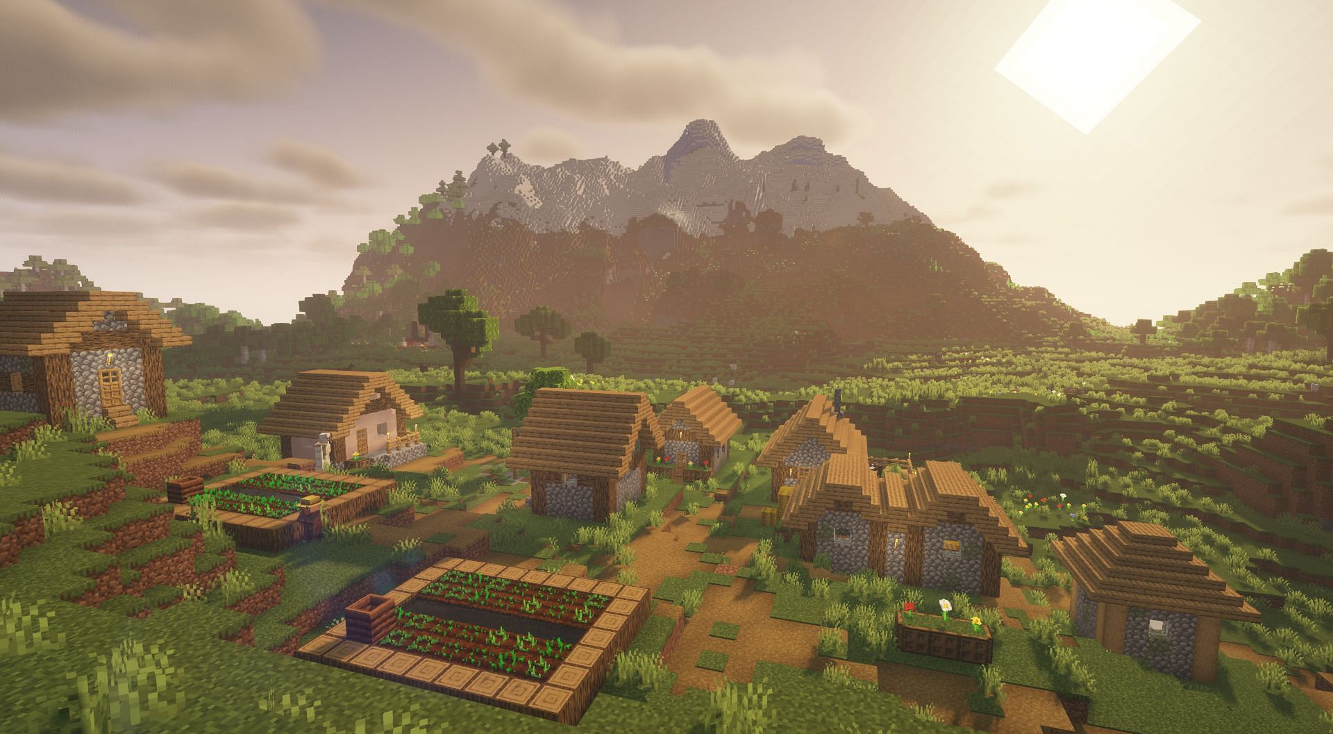 Dynamic worlds are essentially a technology that makes each world unique in terms of terrain generation (Image via Mojang Studios)